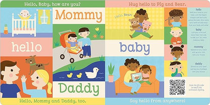 Baby - Touch Book Baby Sign 100 Words Tower Board Book