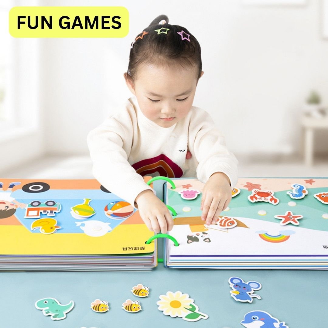 Chinese Book  - First Words Busy Book Chinese English Early Education [Ready to Play]