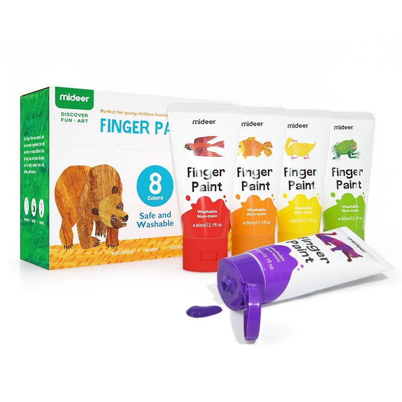 Toy - Mideer Finger Paint / Crayon Markers / Colouring Book / Magnet