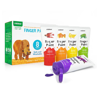 Toy - Mideer Finger Paint / Crayon Markers / Colouring Book / Magnet