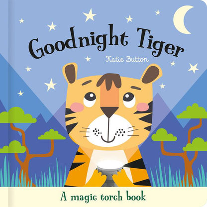 Book - Goodnight Bear Lion Tiger Bunny Torchlight Story Book