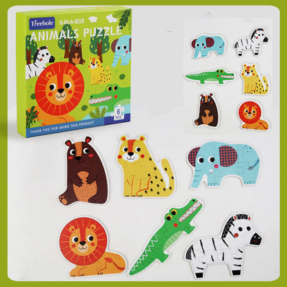 Toy - Baby Puzzle (9 months + / 18month +) Animals / Traffic / Veggie /  Ocean educational toy early learning