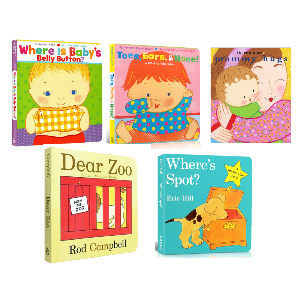 Book - Dear Zoo Where's Spot Baby's Belly Button Board Book