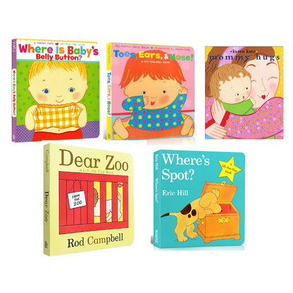 Book - Dear Zoo Where's Spot Baby's Belly Button Board Book