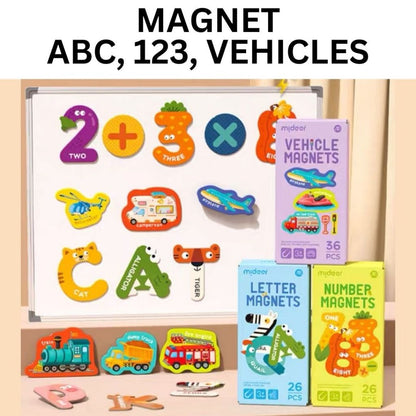 Toy - Montessori Toy / Alphatbet Puzzle /  Spelling Board Game / Magent