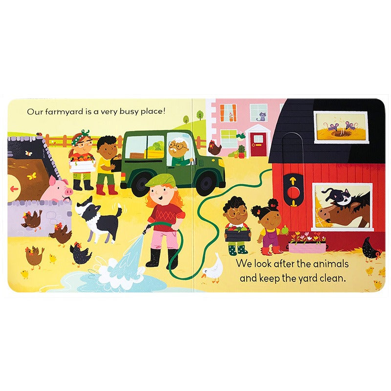 Book - Little World Series (Push Pull Slide Book) Board Book