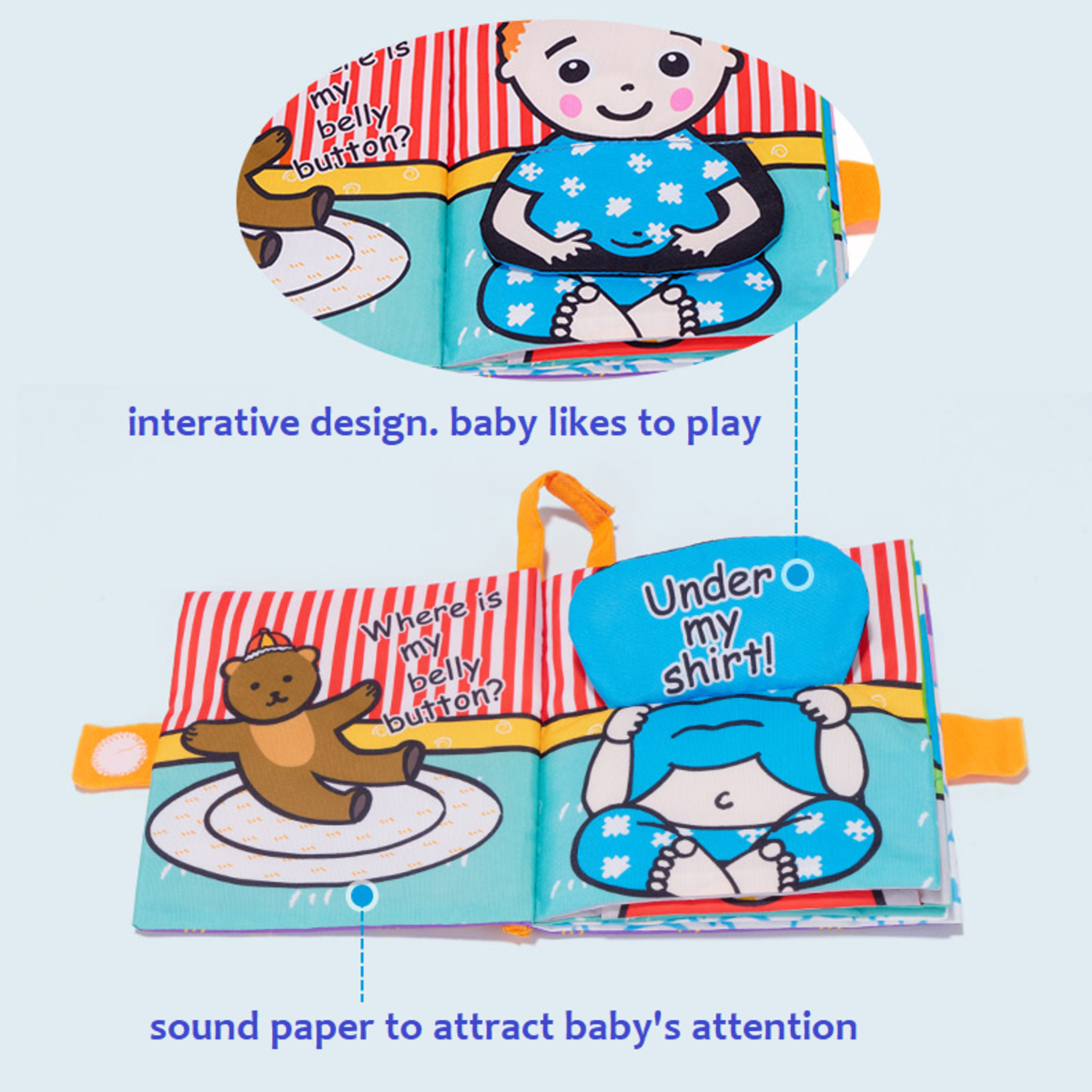 Baby - Cloth Book - Teether - My First Book Sensory play washable Gift Box