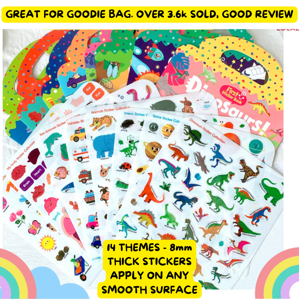 Activity - Reusable Sticker Book WASHABLE NO GLUE