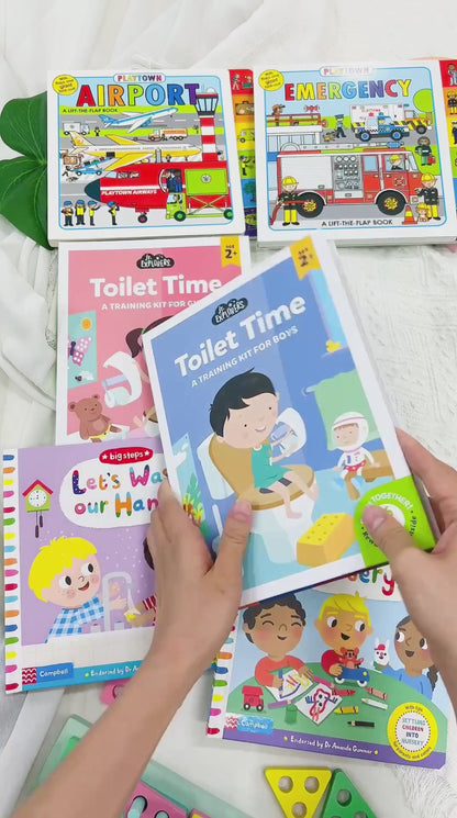 Potty Training Book - Good Habit - Brush Your Teeth - Potty Super Hero - Brush Brush Brush - Children Book