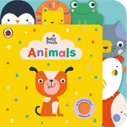 Baby - Touch Animals Playbook Tummy time baby book Board Book