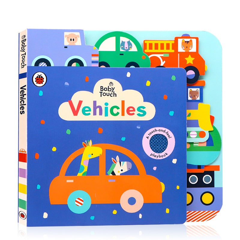 Baby - Touch Animals Playbook Tummy time baby book Board Book