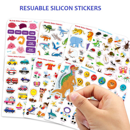 Activity - Reusable Sticker Book WASHABLE NO GLUE