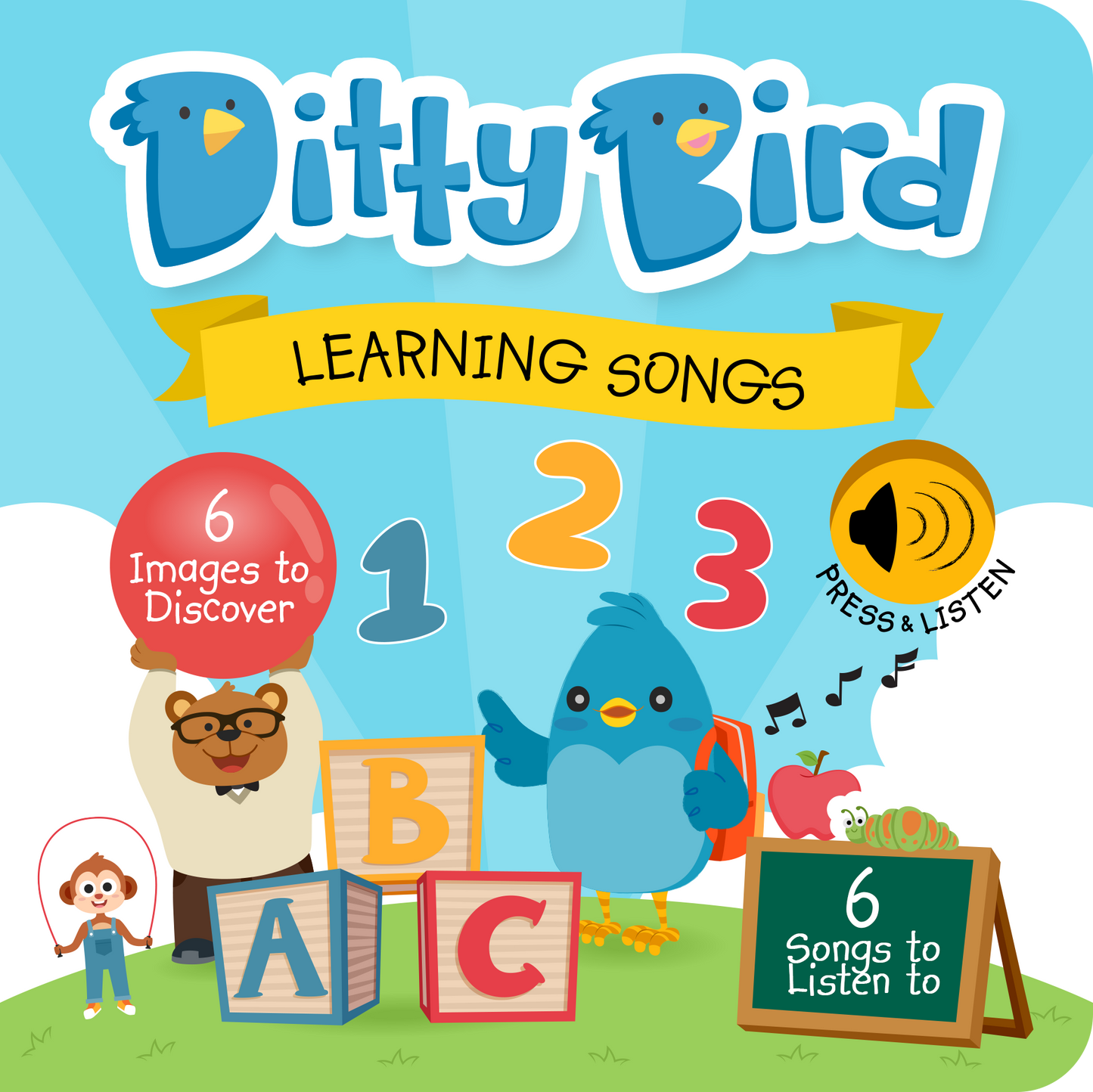 Sound Book - Ditty Bird Song Book (battery operated)