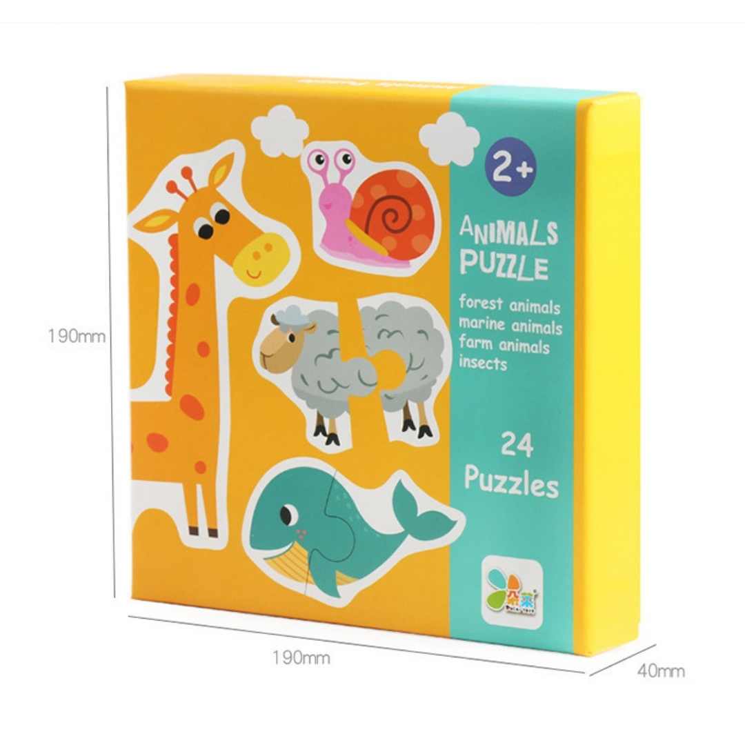 Toy - Baby Puzzle (9 months + / 18month +) Animals / Traffic / Veggie /  Ocean educational toy early learning