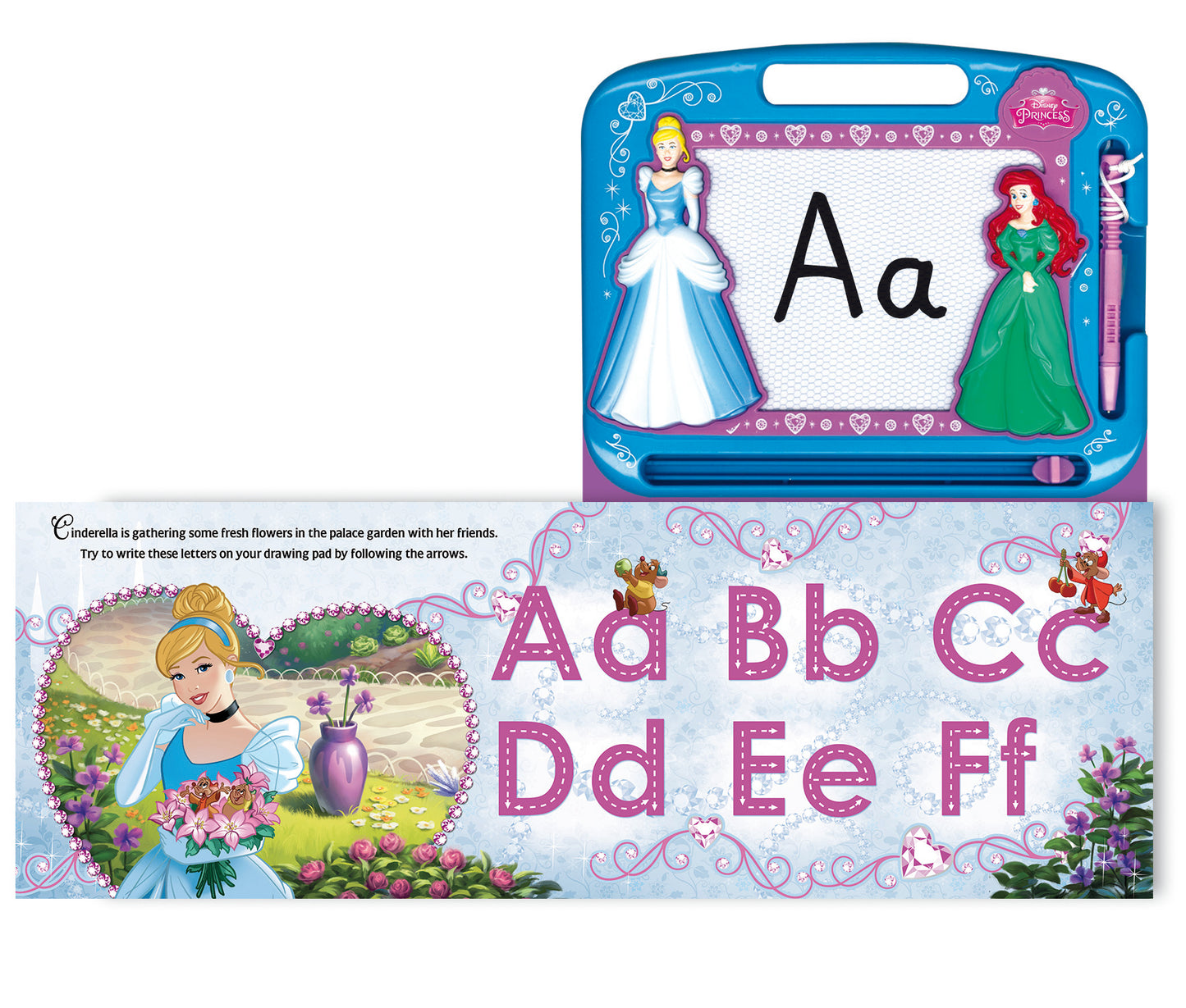 Activity - Magnetic Drawing Board Learning Series: Peppa Pig Disney Mickey Mouse Toy Story