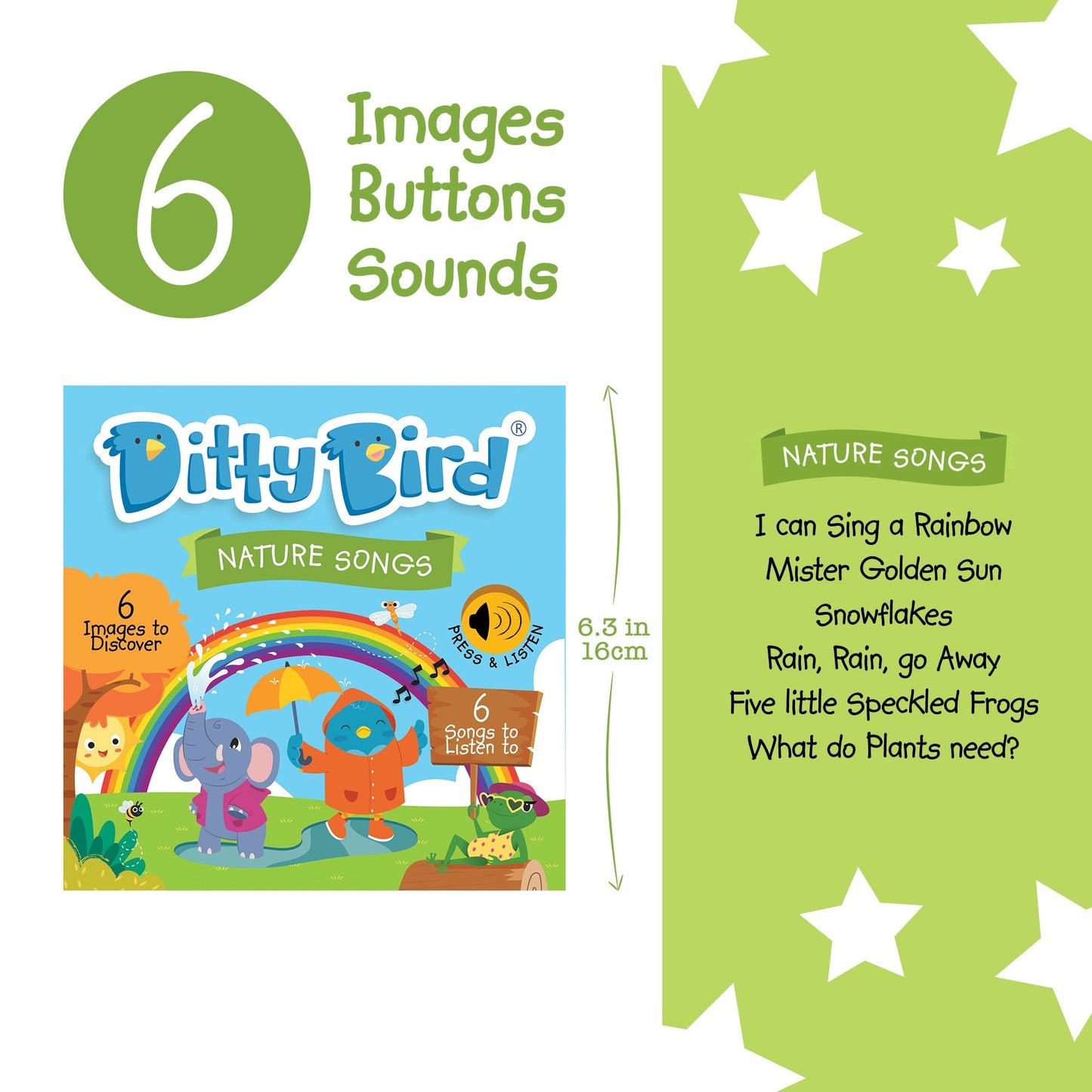 Sound Book - Ditty Bird Song Book (battery operated)